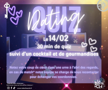 Dating Quiz escape game quiz game